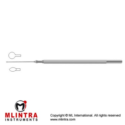 Blumenthal Conjunctiva Dissector With Blunt Disc Shaped Tip Stainless Steel, 13 cm - 5"